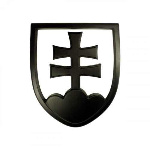 Znak SR - vyrezaný, čierna, 35x30cm