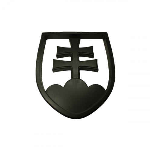 Znak SR - vyrezaný, čierna, 35x30cm