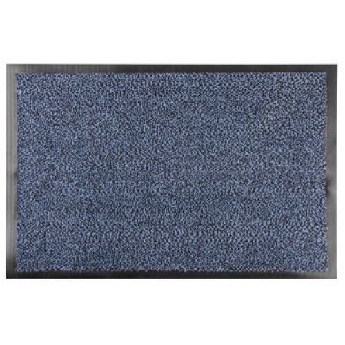 Rohožka MagicHome CPM 305, pred dvere, 40x60 cm, čierna/modrá
