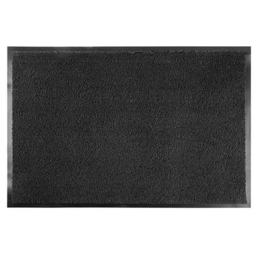 Rohožka MagicHome CPM 304, pred dvere, 60x90 cm, čierna/šedá